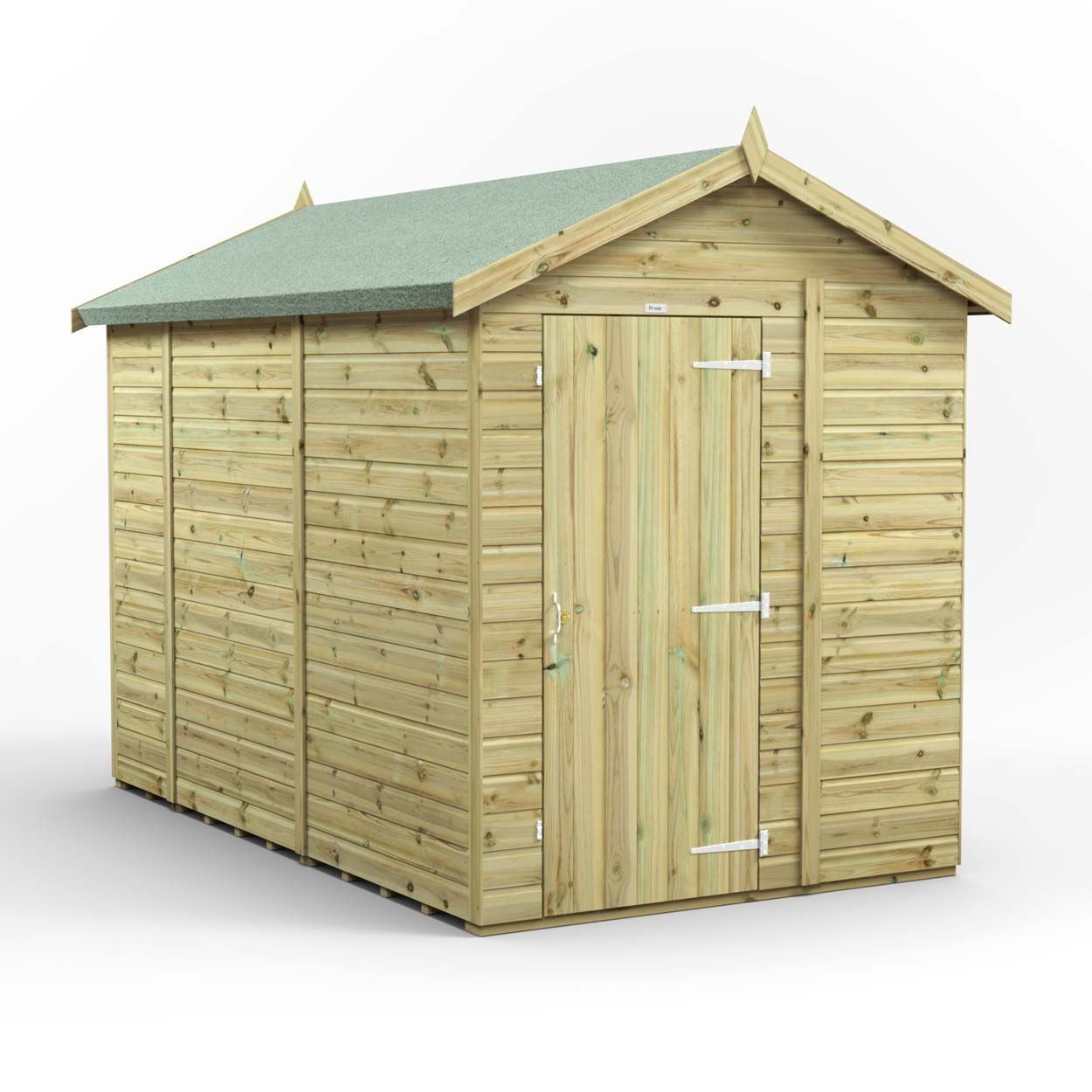 Powersheds Prem Apex GDN Shed 10ftx6ft Wndless