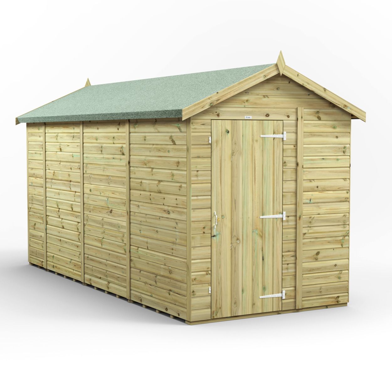 Powersheds Prem Apex GDN Shed 14ftx6ft Wndless