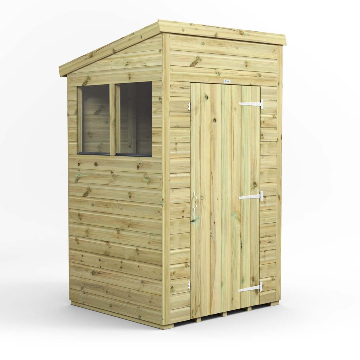 Powersheds Prem Pent GDN Shed 4ftx4ft