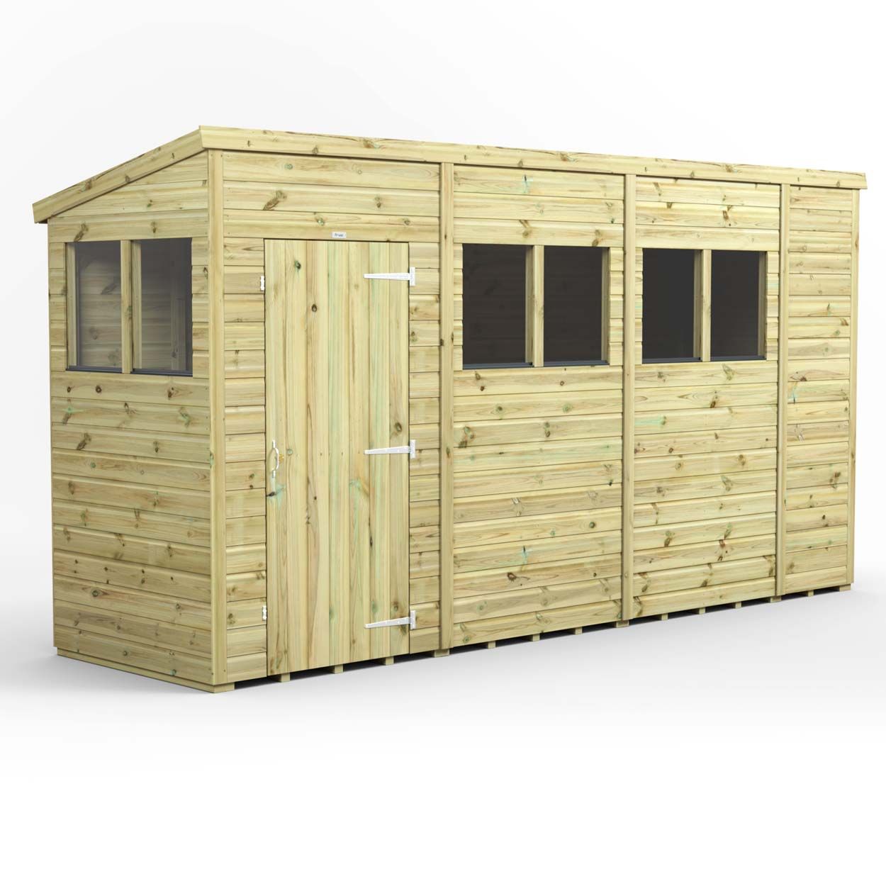 Powersheds Prem Pent GDN Shed 14ftx4ft