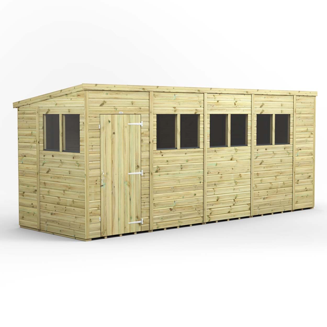 Powersheds Prem Pent GDN Shed 18ftx6ft