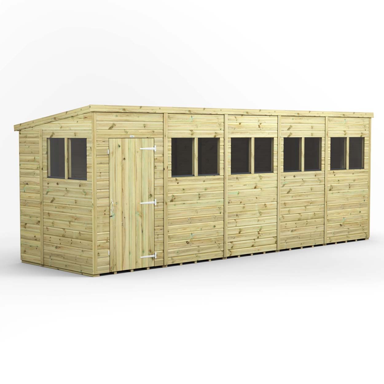 Powersheds Prem Pent GDN Shed 20ftx6ft