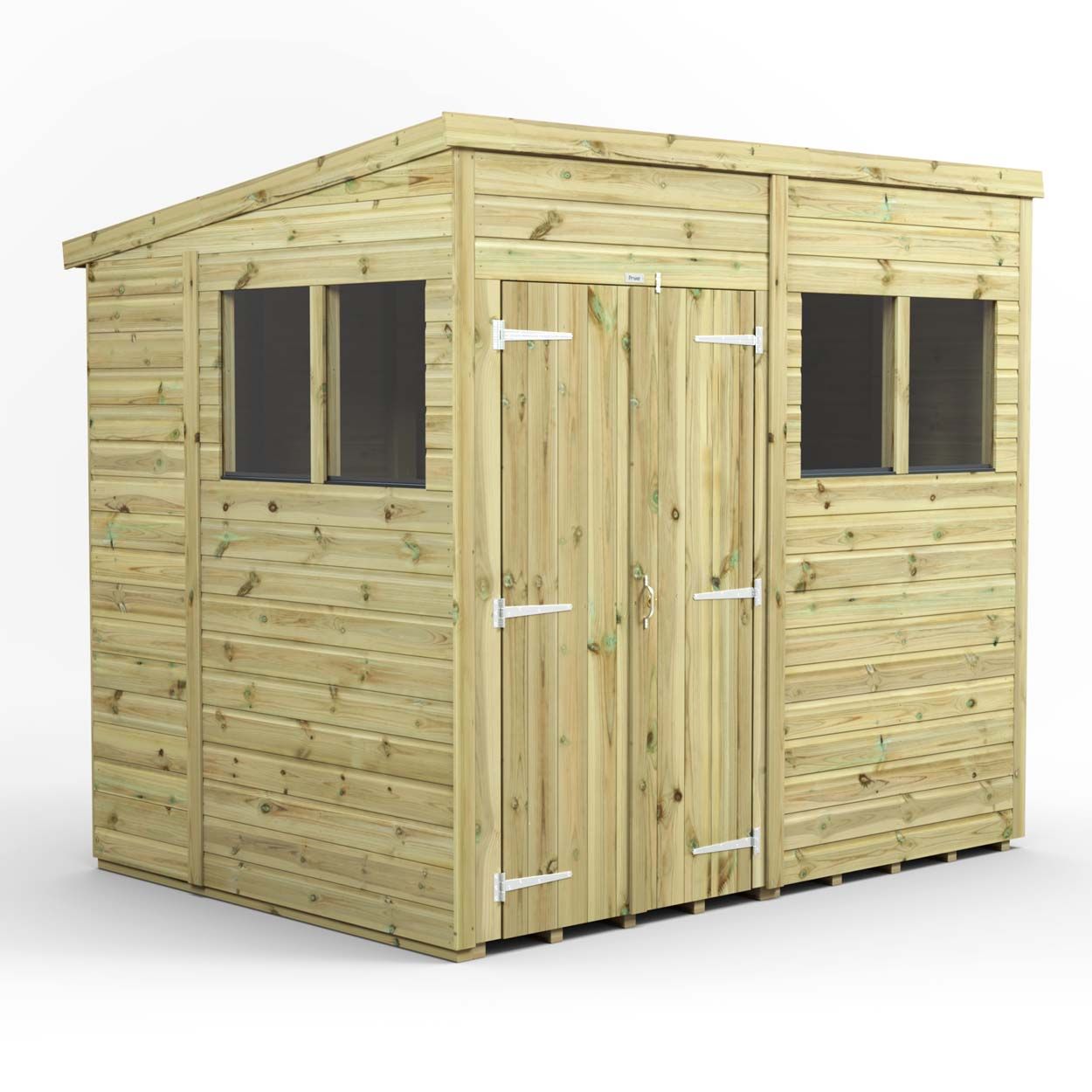 Powersheds Prem Pent GDN Shed 8ftx6ft DD