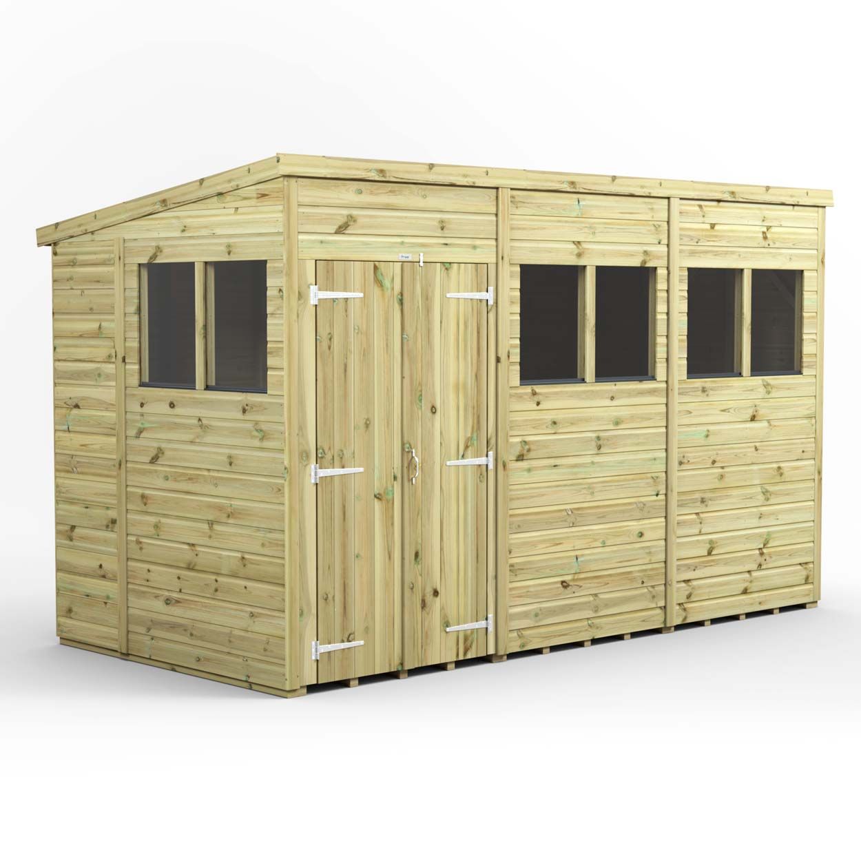 Powersheds Prem Pent GDN Shed 12ftx6ft DD