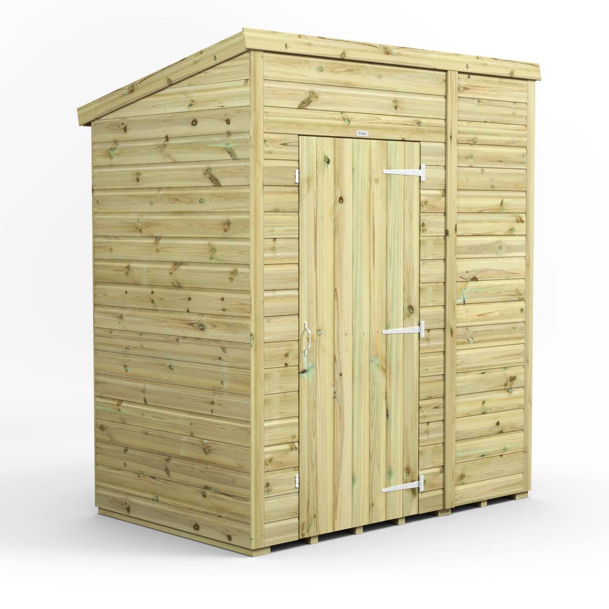 Powersheds Prem Pent GDN Shed 6ftx4ft Wndless
