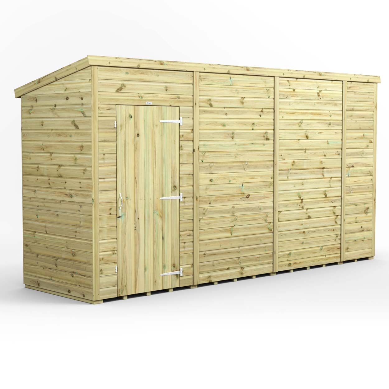 Powersheds Prem Pent GDN Shed 14ftx4ft Wndless