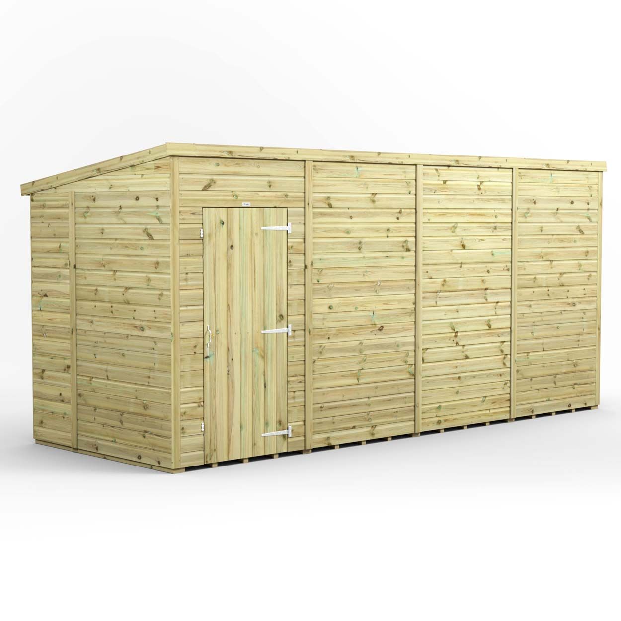 Powersheds Prem Pent GDN Shed 16ftx6ft Wndless