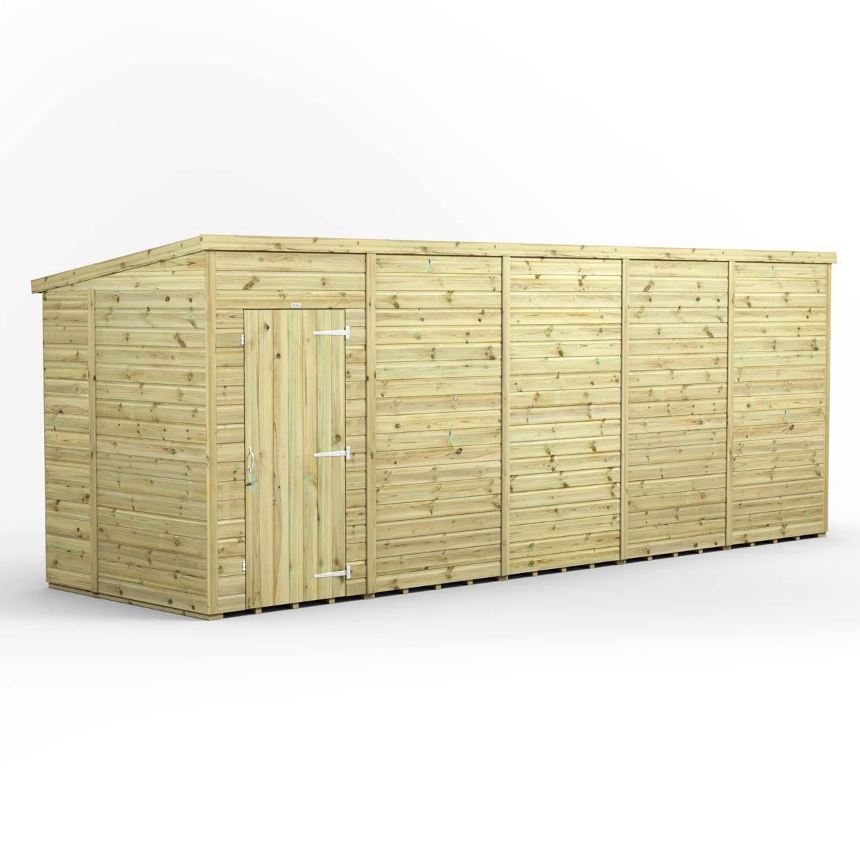 Powersheds Prem Pent GDN Shed 20ftx6ft Wndless