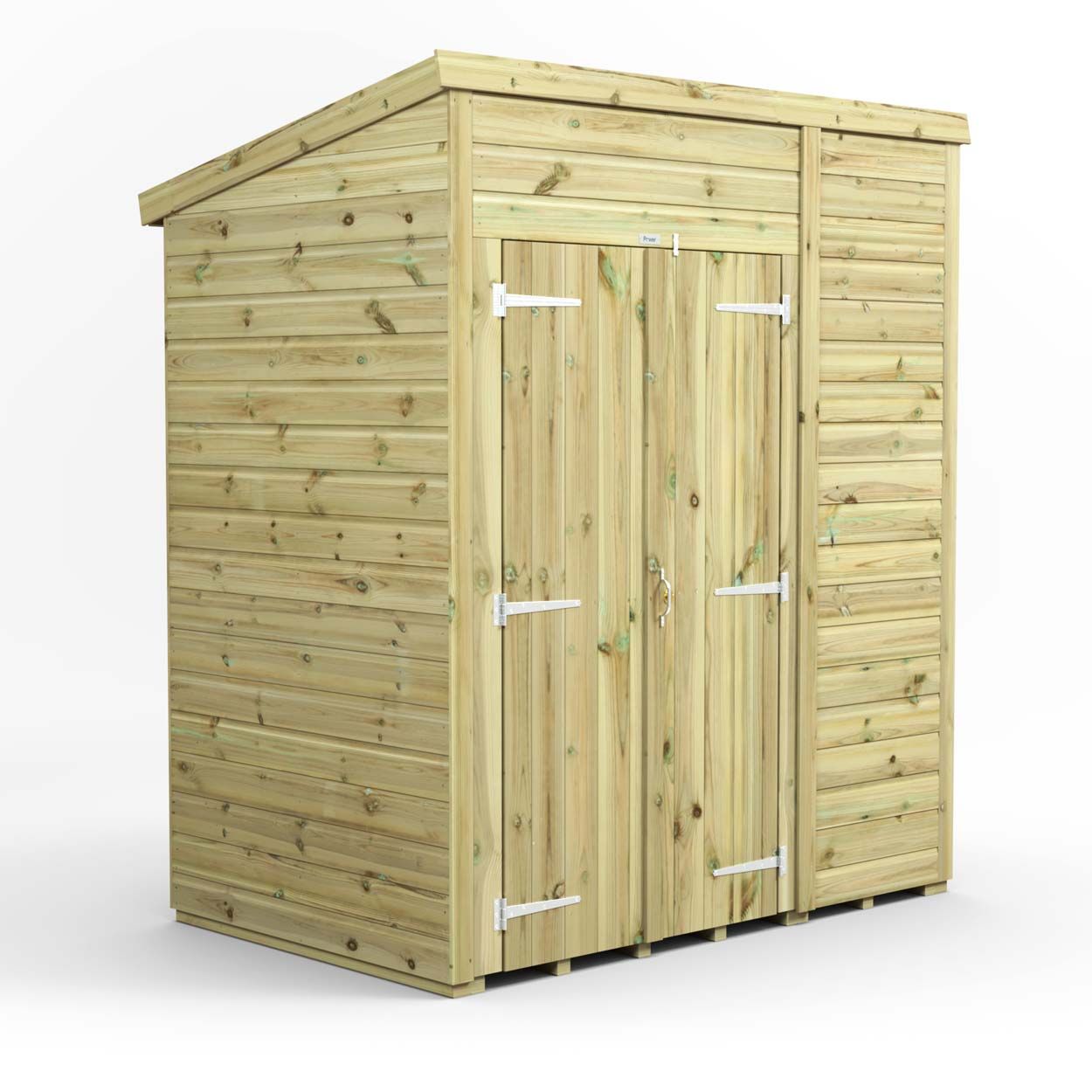 Powersheds Prem Pent GDN Shed 6ftx4ft Wndless DD