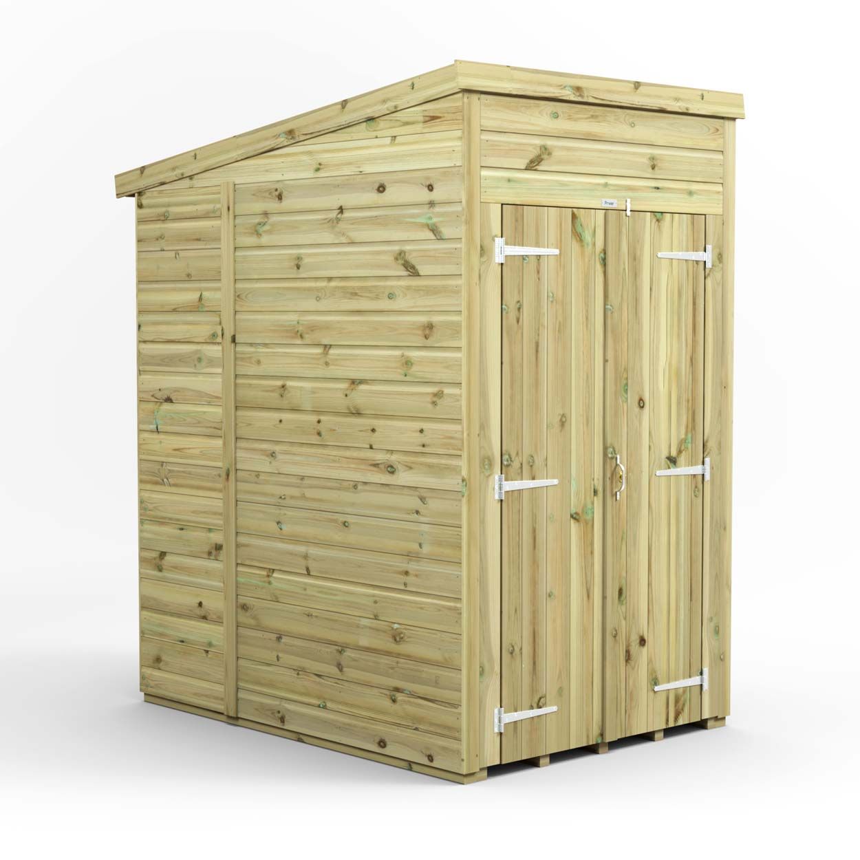 Powersheds Prem Pent GDN Shed 4ftx6ft Wndless DD
