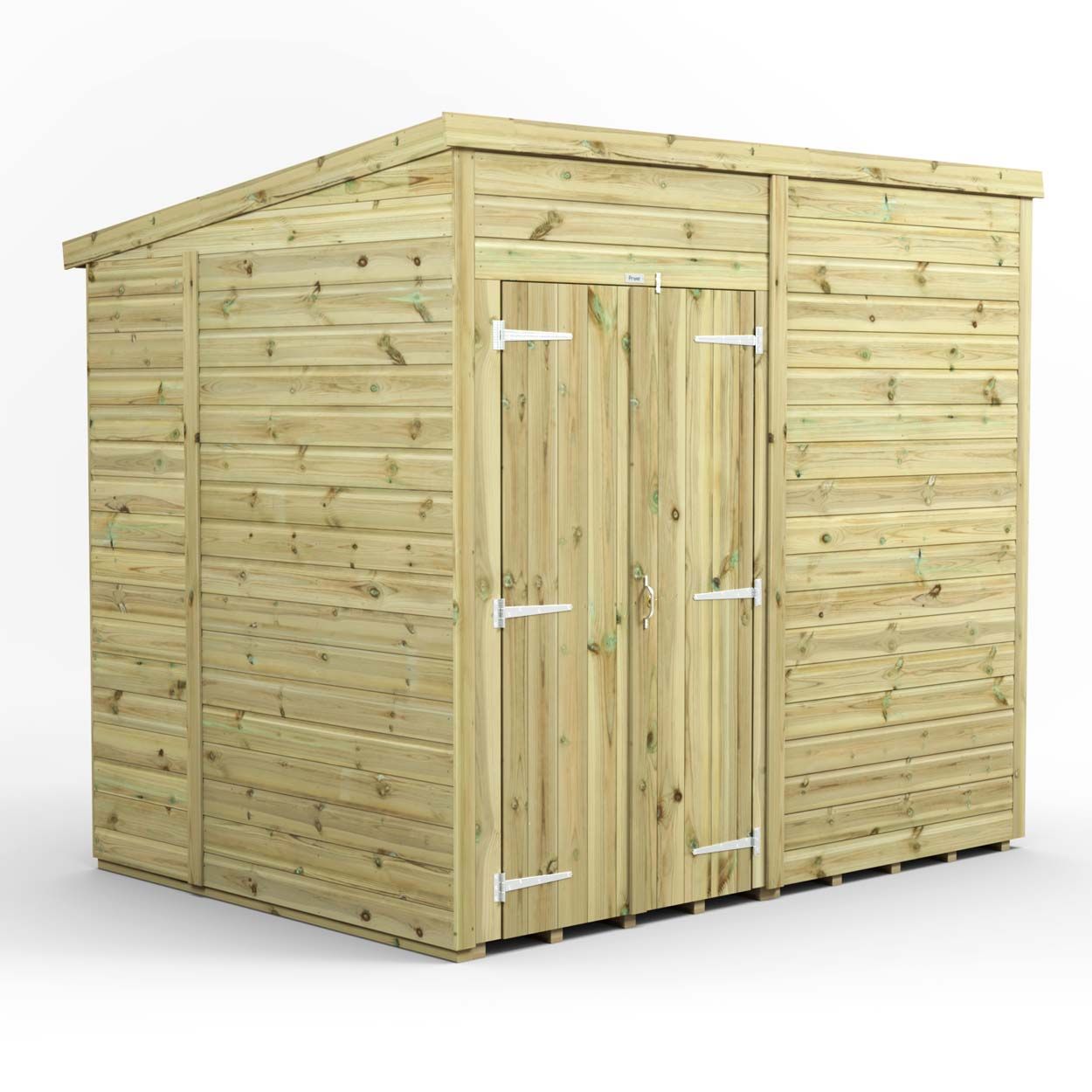 Powersheds Prem Pent GDN Shed 8ftx6ft Wndless DD