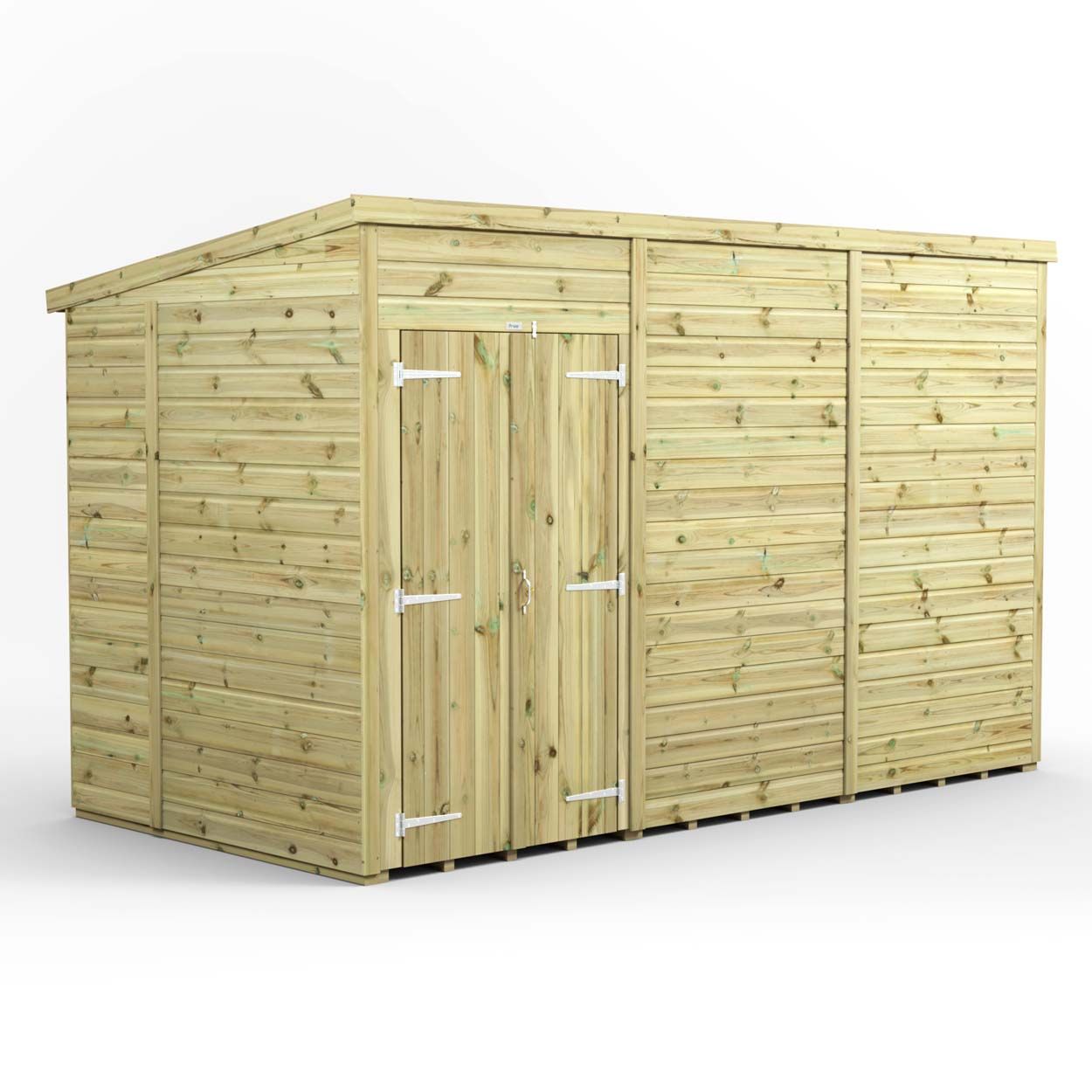 Powersheds Prem Pent GDN Shed 12ftx6ft Wndless DD