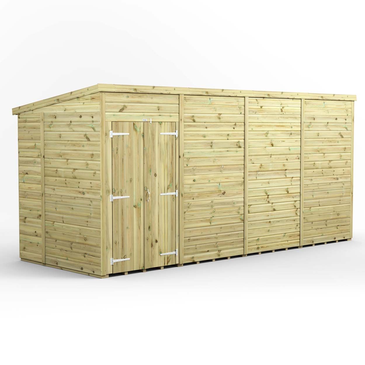 Powersheds Prem Pent GDN Shed 16ftx6ft Wndless DD