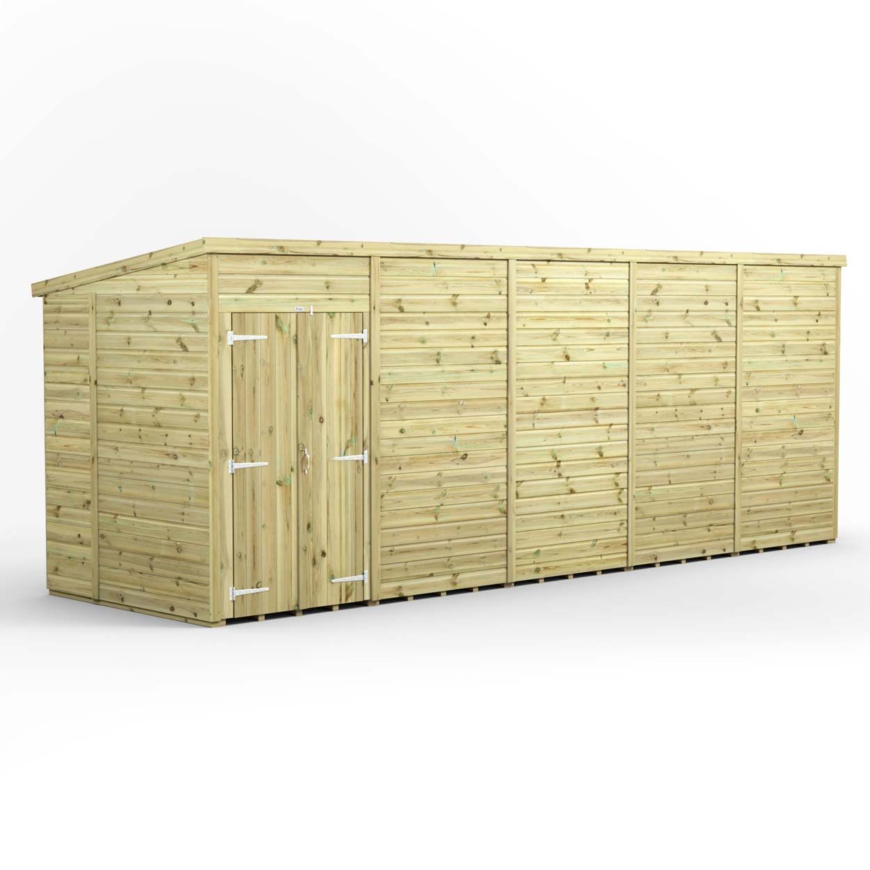 Powersheds Prem Pent GDN Shed 20ftx6ft Wndless DD