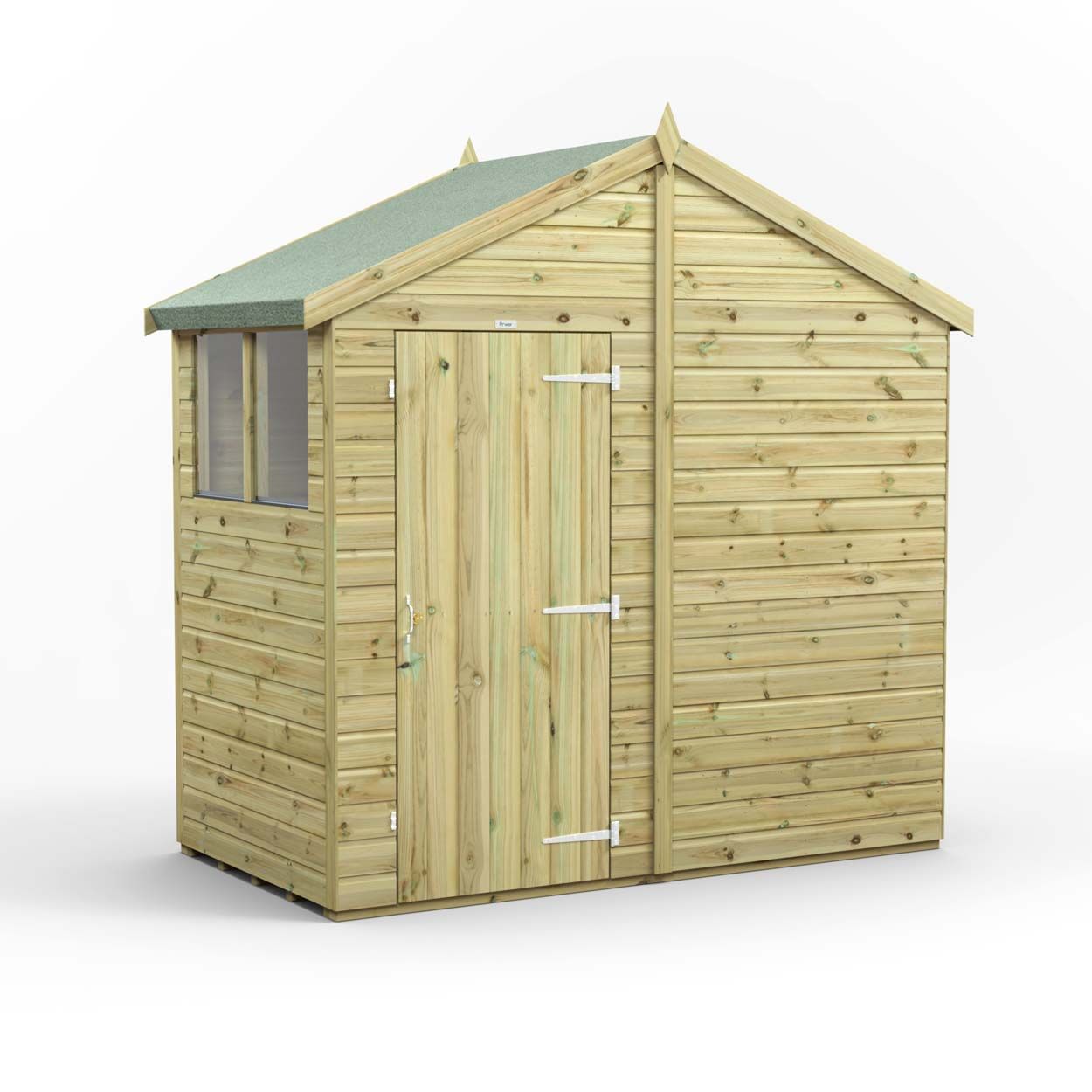 Powersheds Prem Apex GDN Shed 4ftx8ft