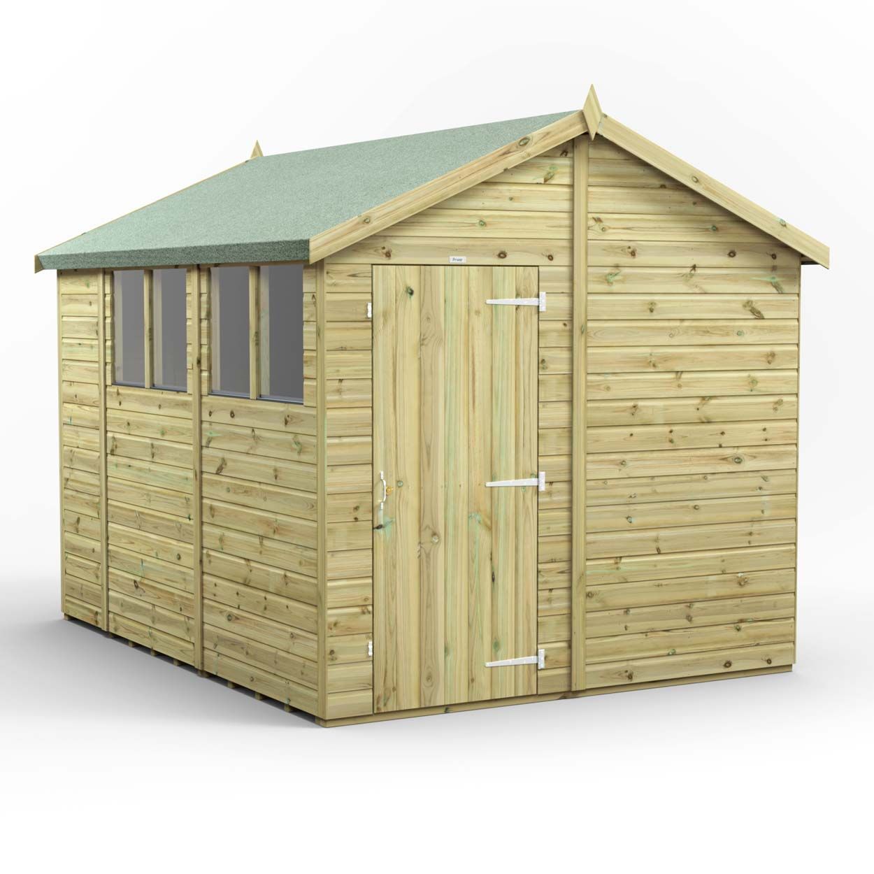 Powersheds Prem Apex GDN Shed 10ftx8ft