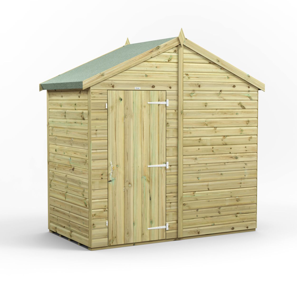 Powersheds Prem Apex GDN Shed 4ftx8ft Wndless