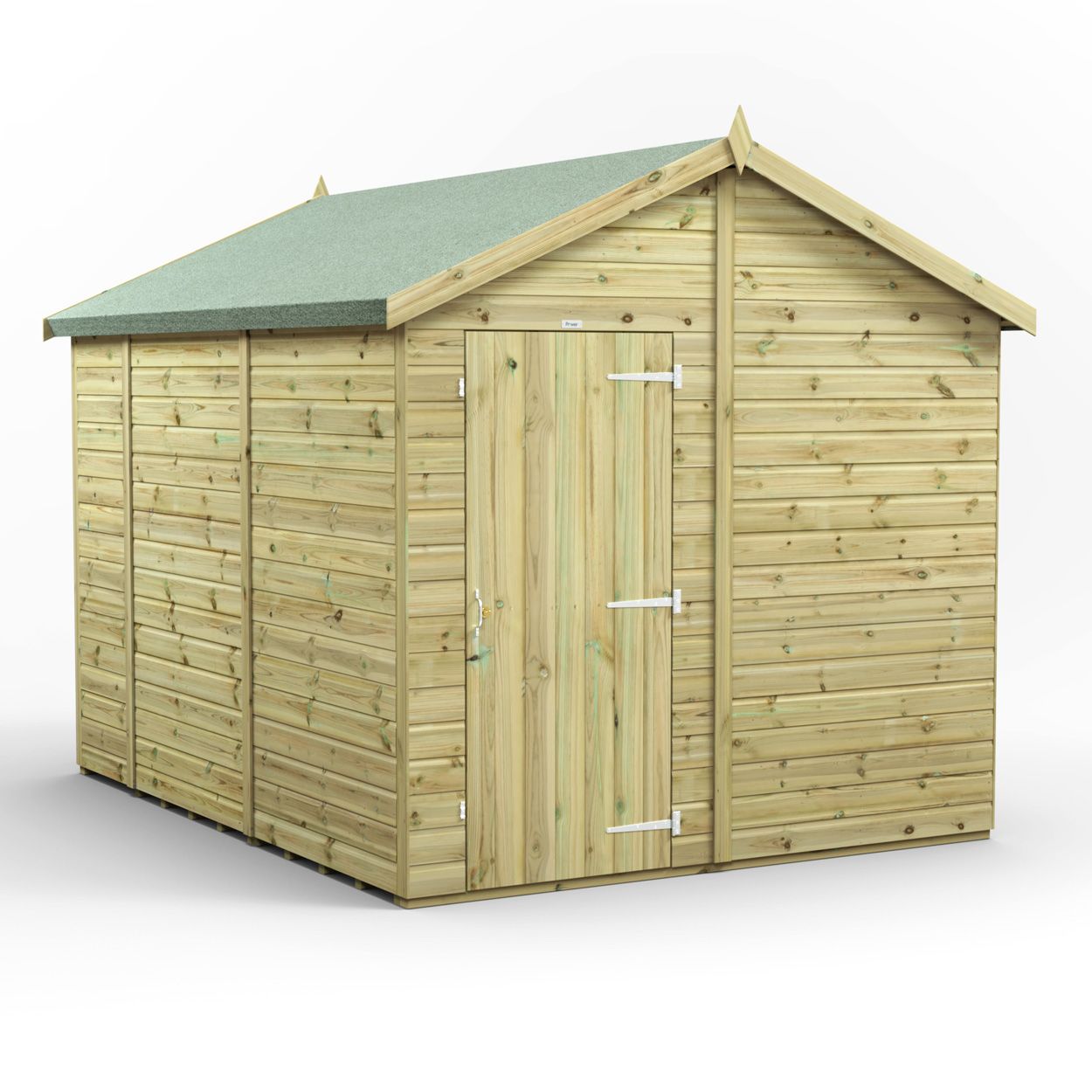 Powersheds Prem Apex GDN Shed 10ftx8ft Wndless