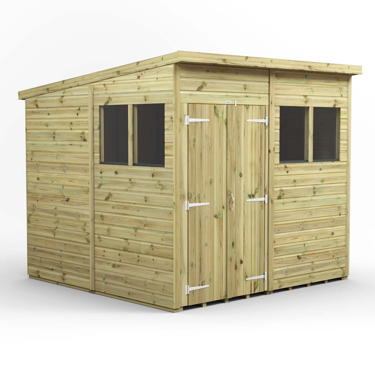Powersheds Prem Pent GDN Shed 8ftx8ft DD