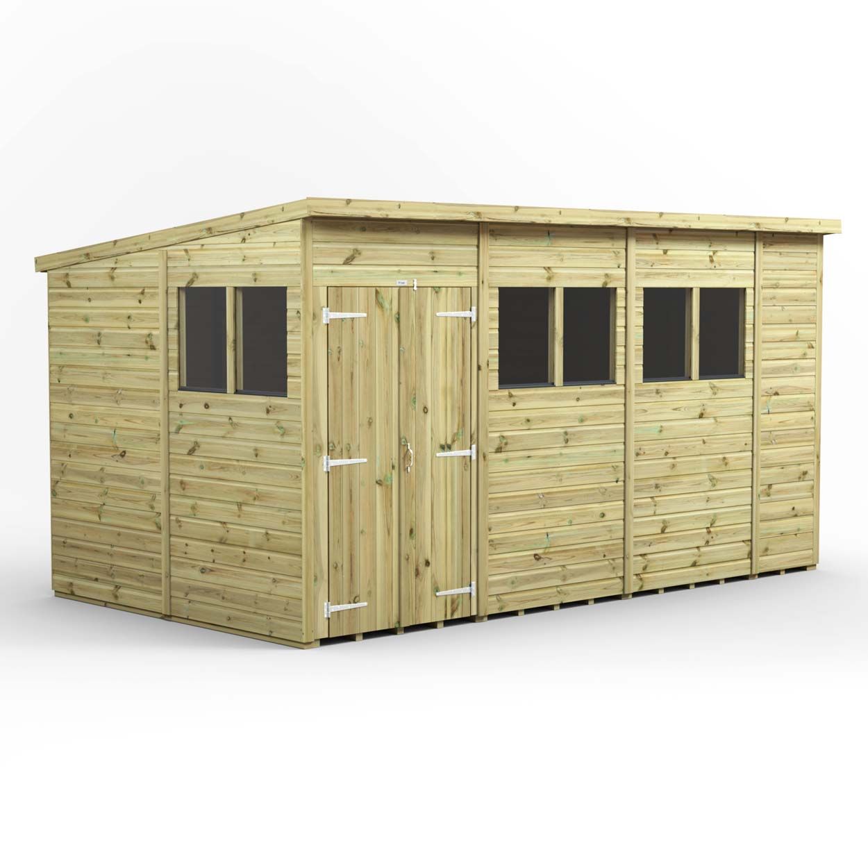 Powersheds Prem Pent GDN Shed 14ftx8ft DD