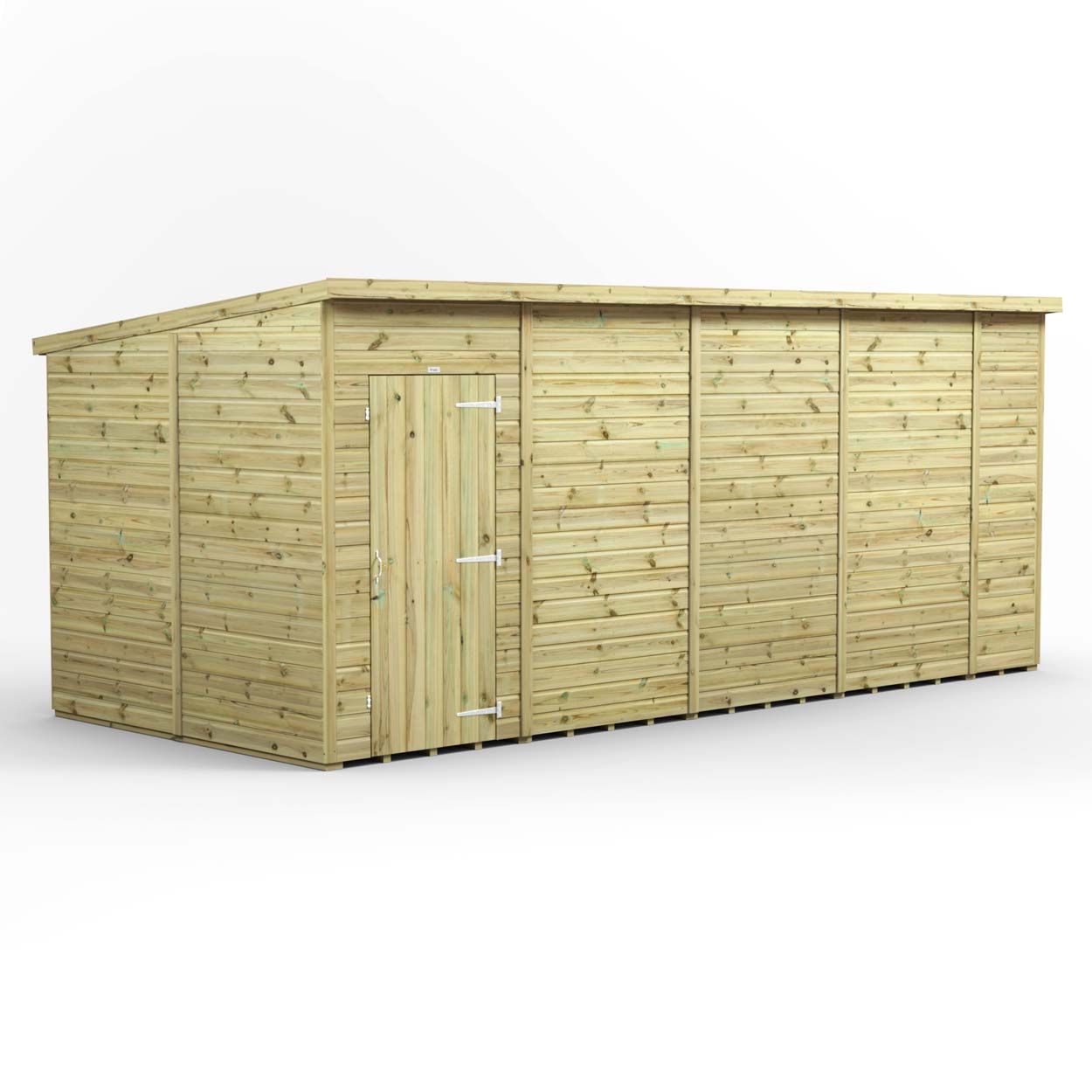 Powersheds Prem Pent GDN Shed 18ftx8ft Wndless