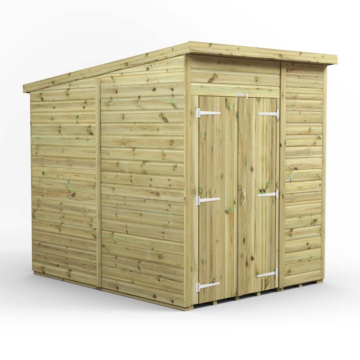 Powersheds Prem Pent GDN Shed 6ftx8ft Wndless DD