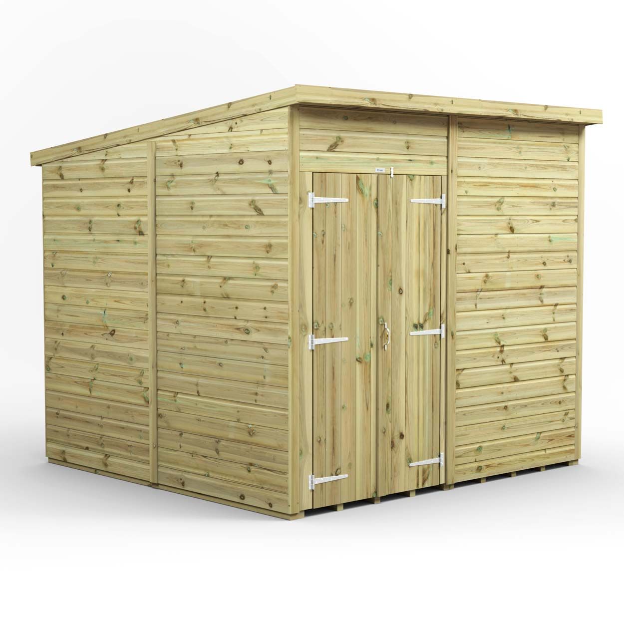 Powersheds Prem Pent GDN Shed 8ftx8ft Wndless DD