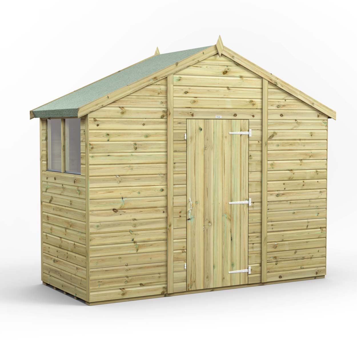 Powersheds Prem Apex GDN Shed 4ftx10ft