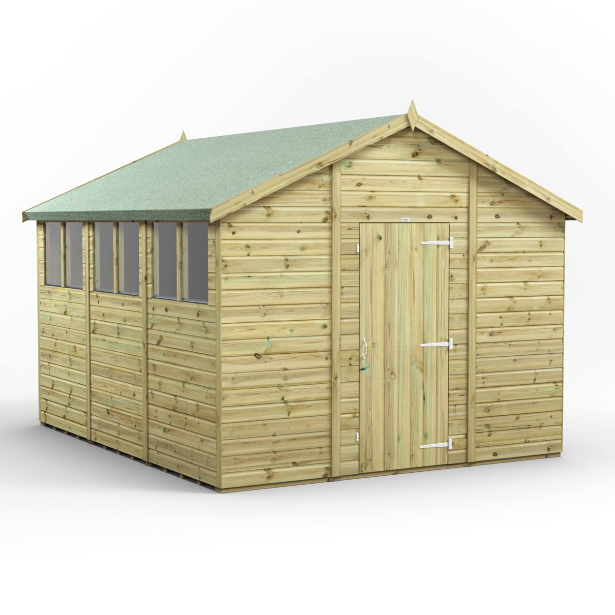 Powersheds Prem Apex GDN Shed 12ftx10ft