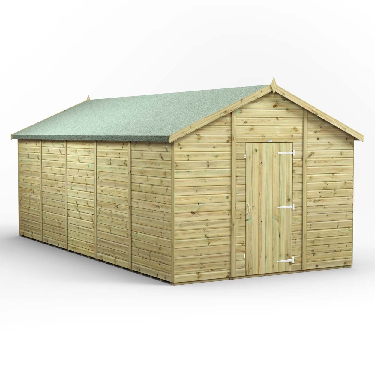 Powersheds Prem Apex GDN Shed 20ftx10ft Wndless