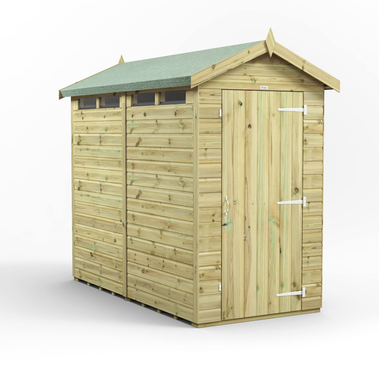 Powersheds Prem Apex Security Shed 8ftx4ft