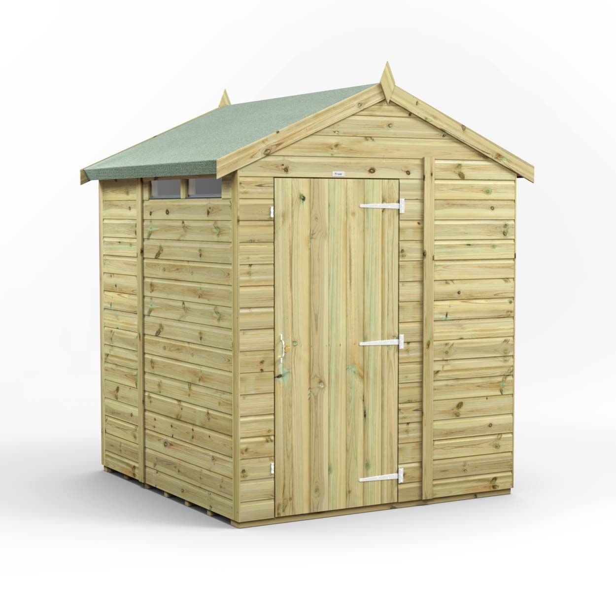 Powersheds Prem Apex Security Shed 6ftx6ft