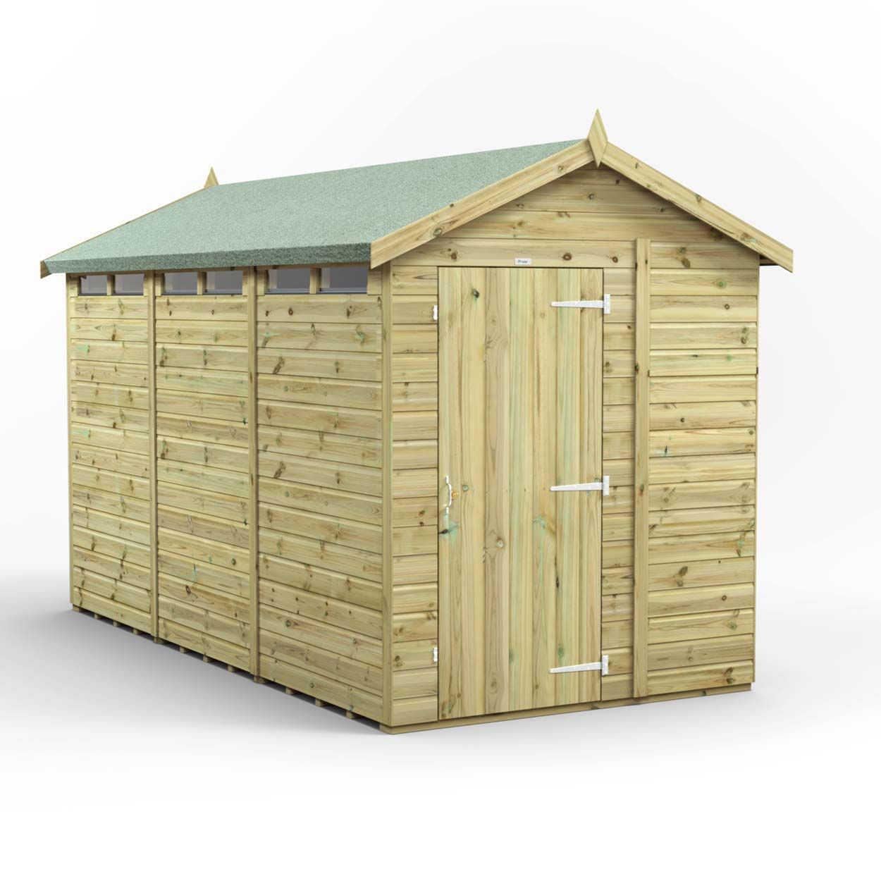 Powersheds Prem Apex Security Shed 12ftx6ft