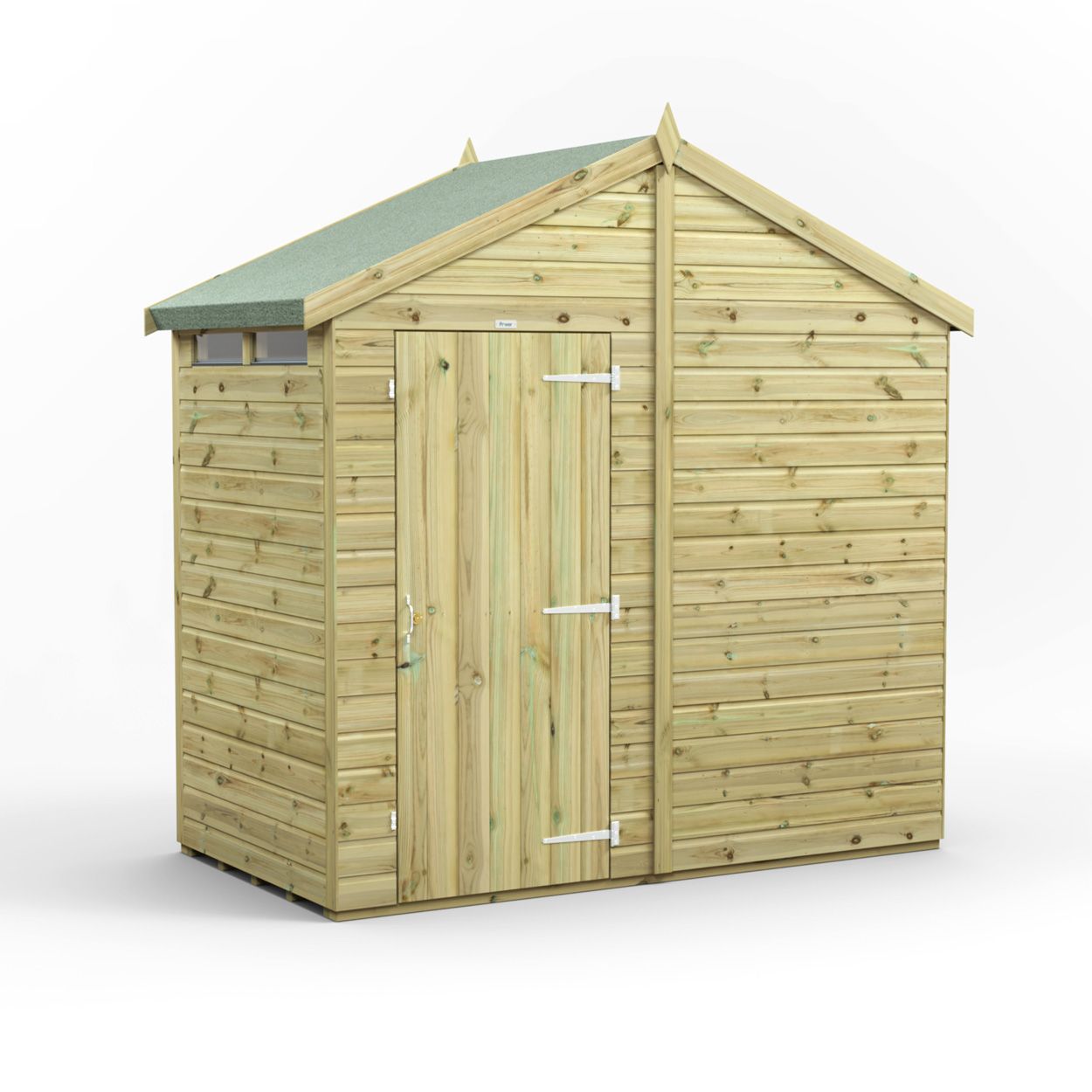 Powersheds Prem Apex Security Shed 4ftx8ft