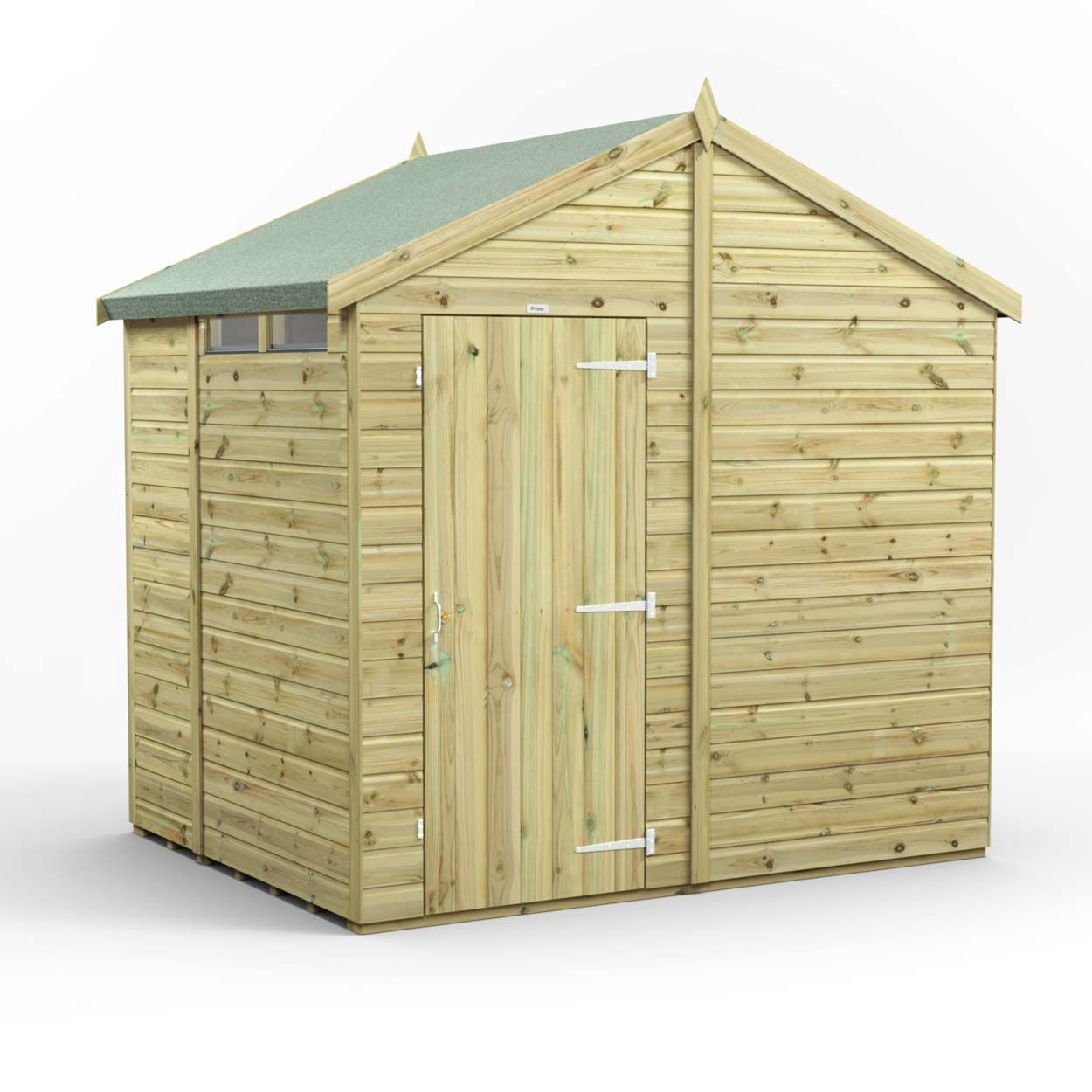 Powersheds Prem Apex Security Shed 6ftx8ft