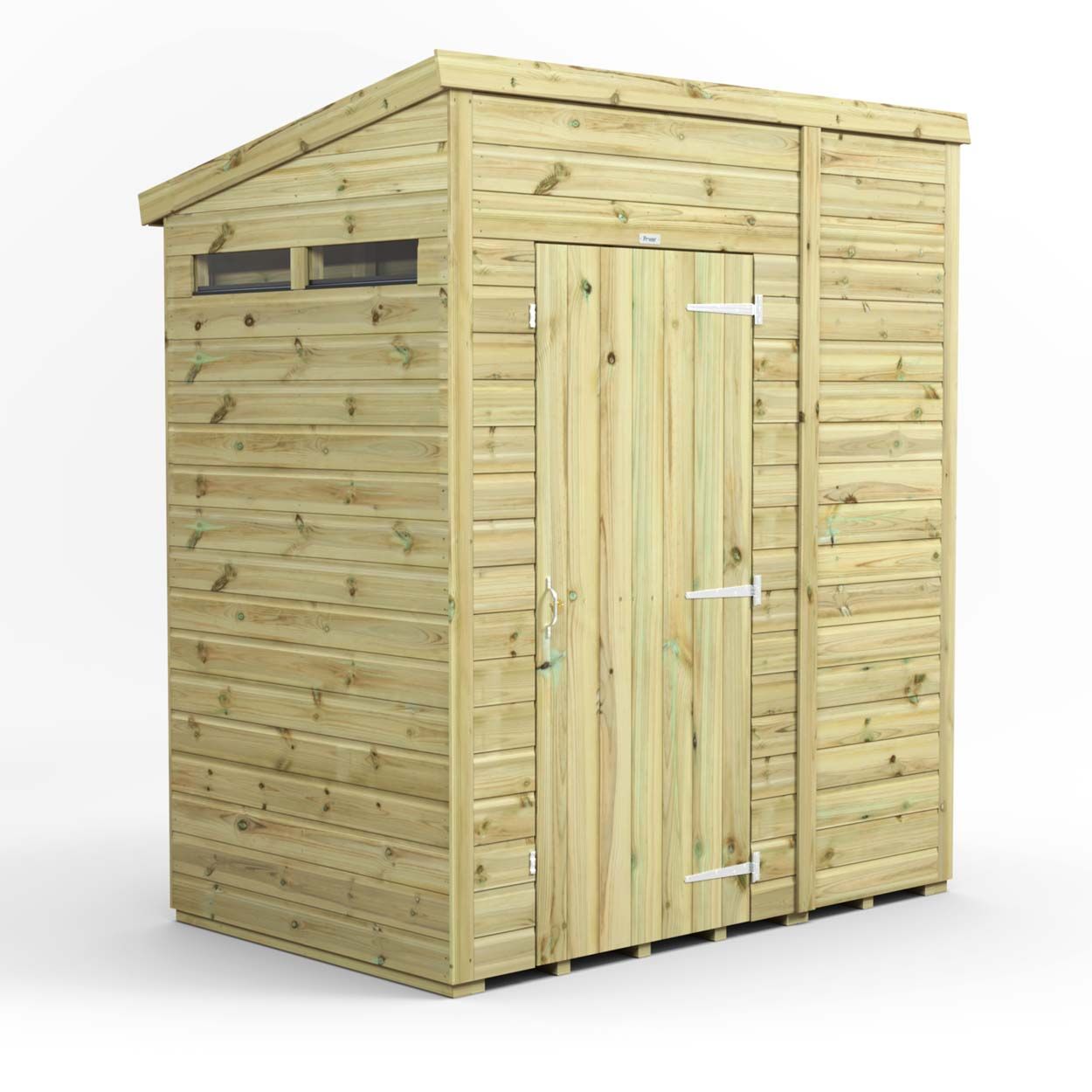 Powersheds Prem Pent Security Shed 6ftx4ft
