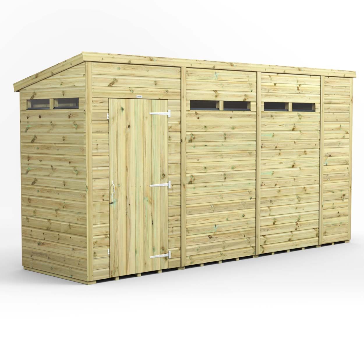 Powersheds Prem Pent Security Shed 14ftx4ft