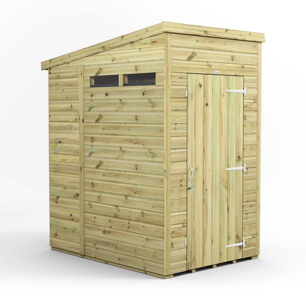 Powersheds Prem Pent Security Shed 4ftx6ft