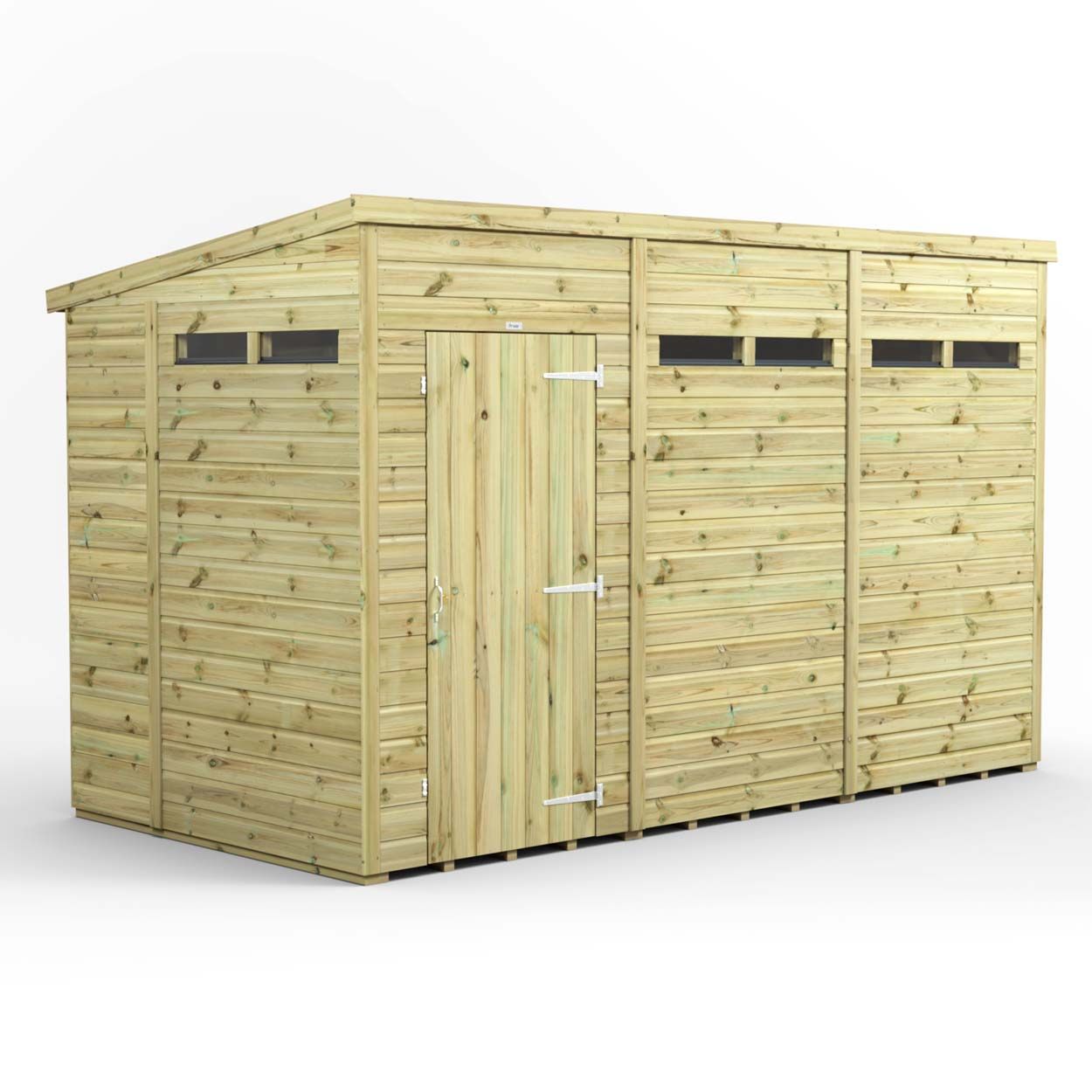 Powersheds Prem Pent Security Shed 12ftx6ft