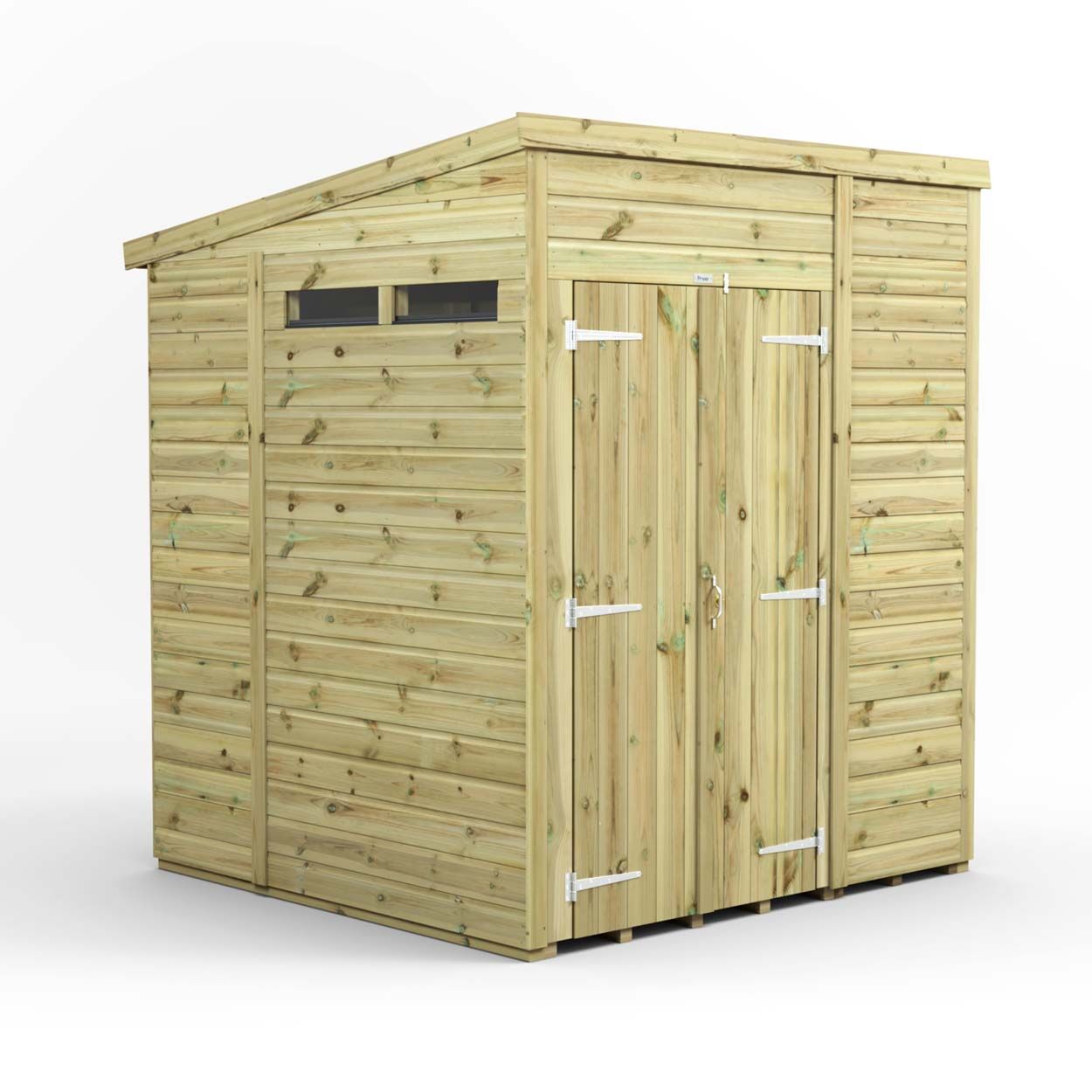 Powersheds Prem Pent Security Shed 6ftx6ft DD