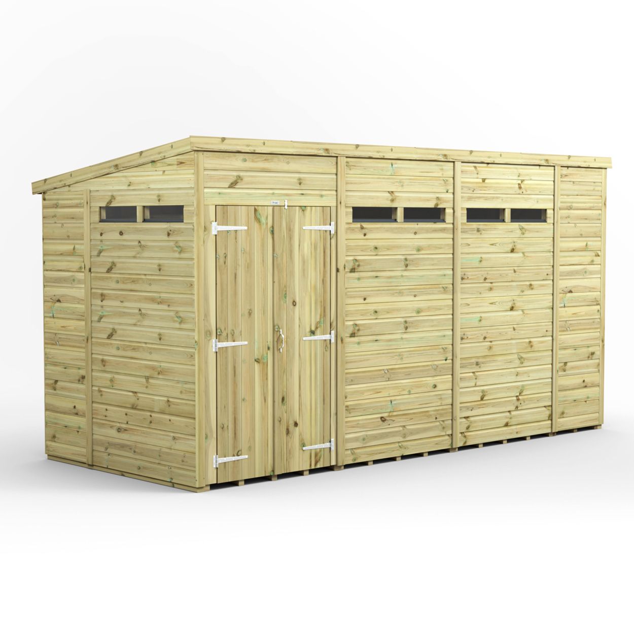 Powersheds Prem Pent Security Shed 14ftx6ft DD