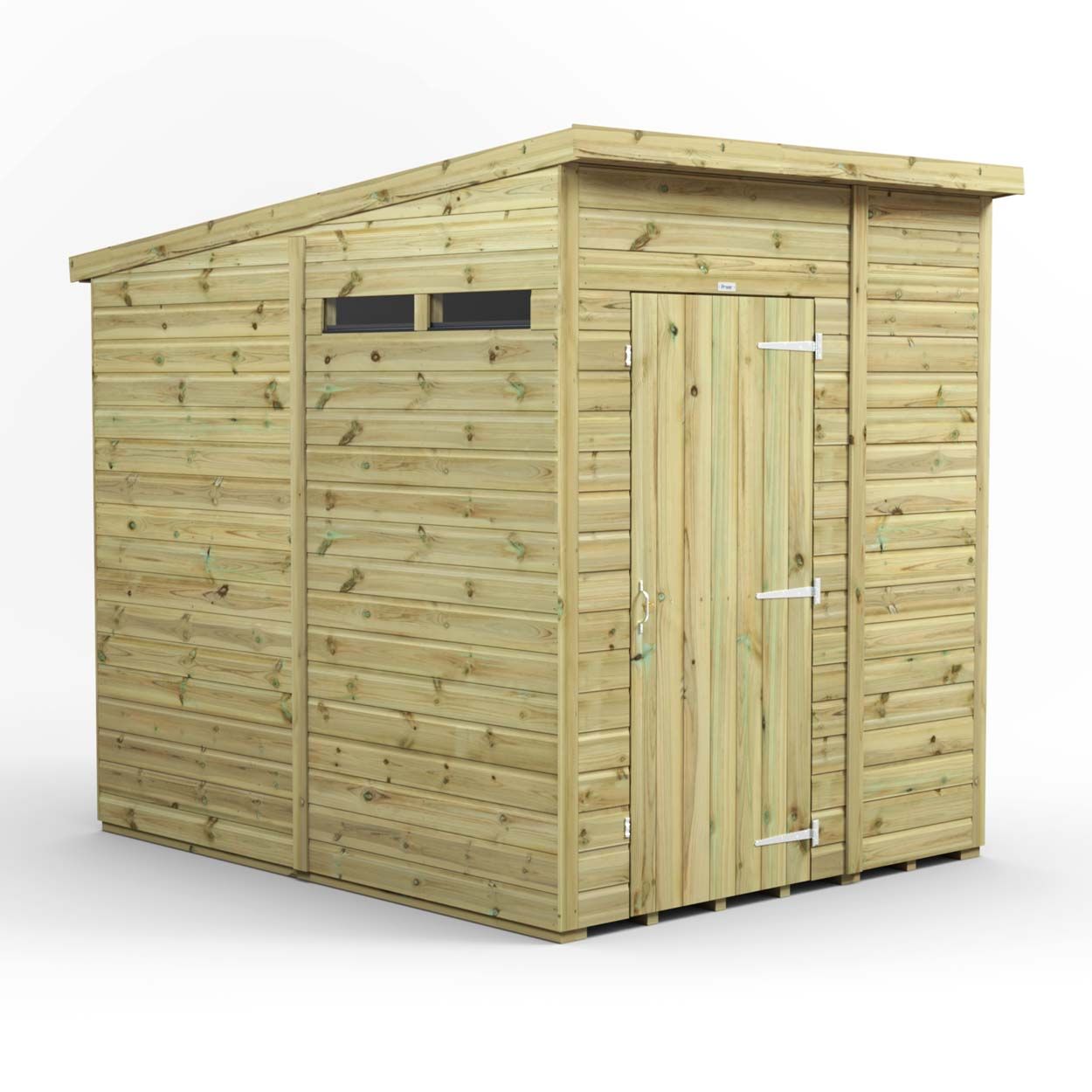 Powersheds Prem Pent Security Shed 6ftx8ft