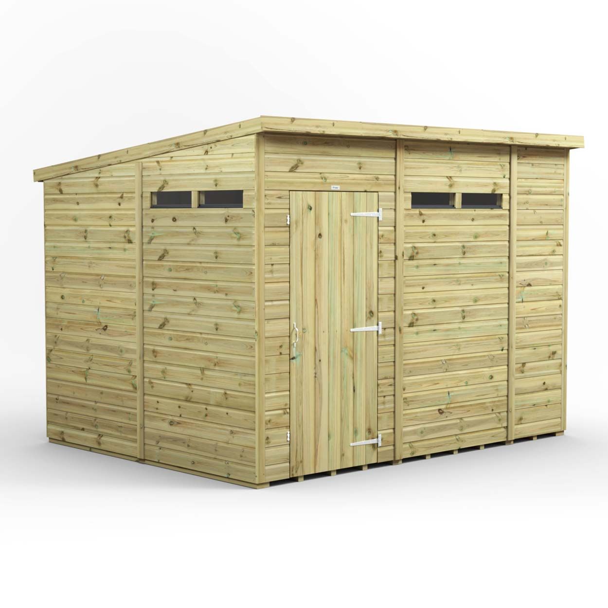 Powersheds Prem Pent Security Shed 10ftx8ft
