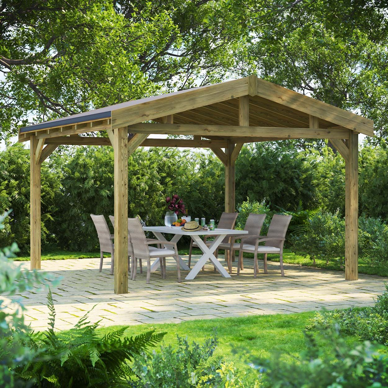 Powersheds Apex Gazebo 14ftx14ft