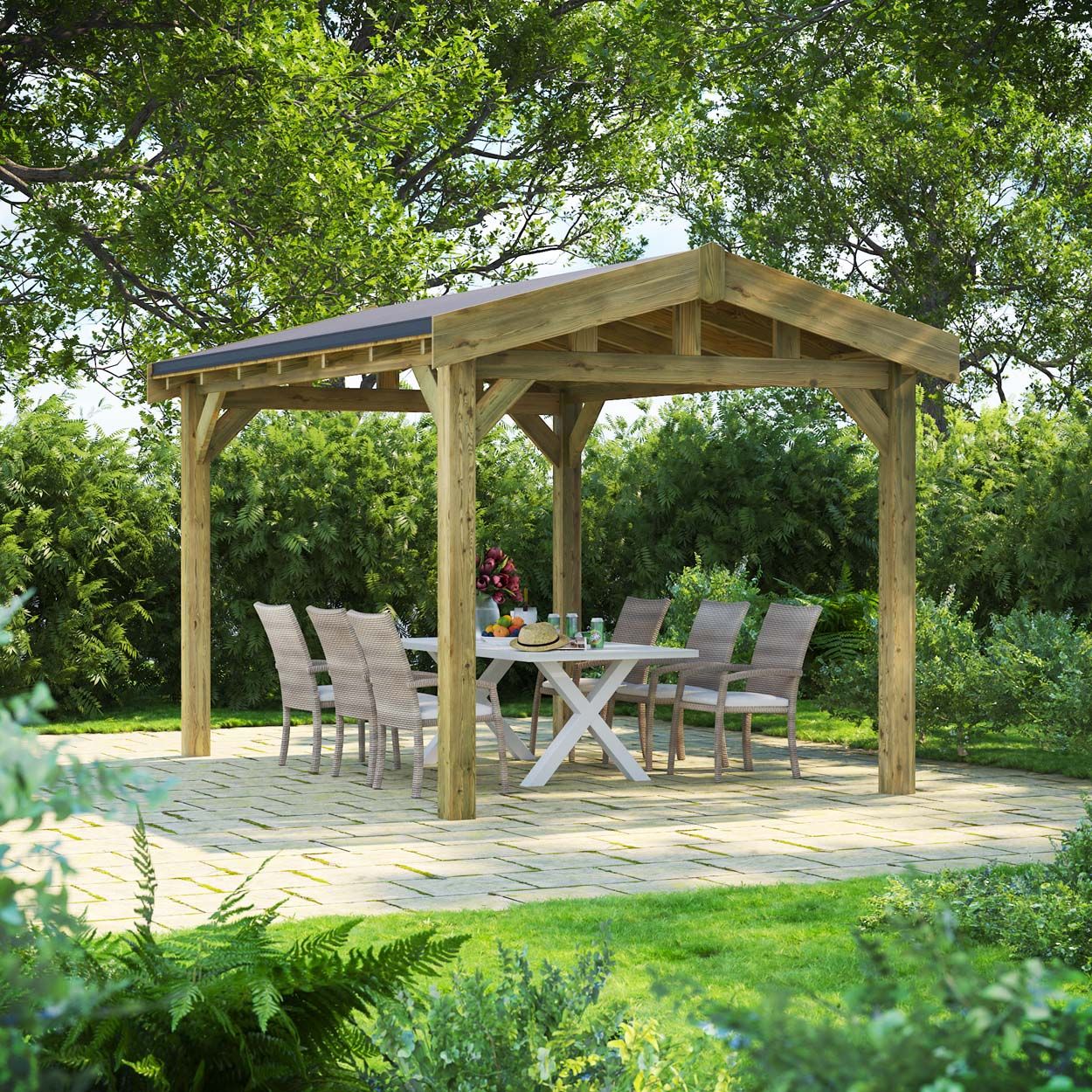 Powersheds Apex Gazebo 14ftx10ft