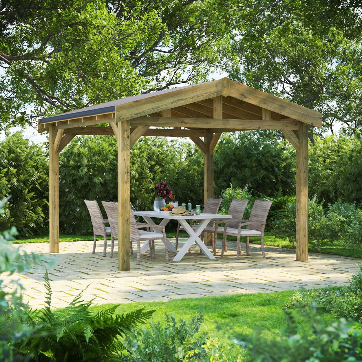 Powersheds Apex Gazebo 12ftx12ft