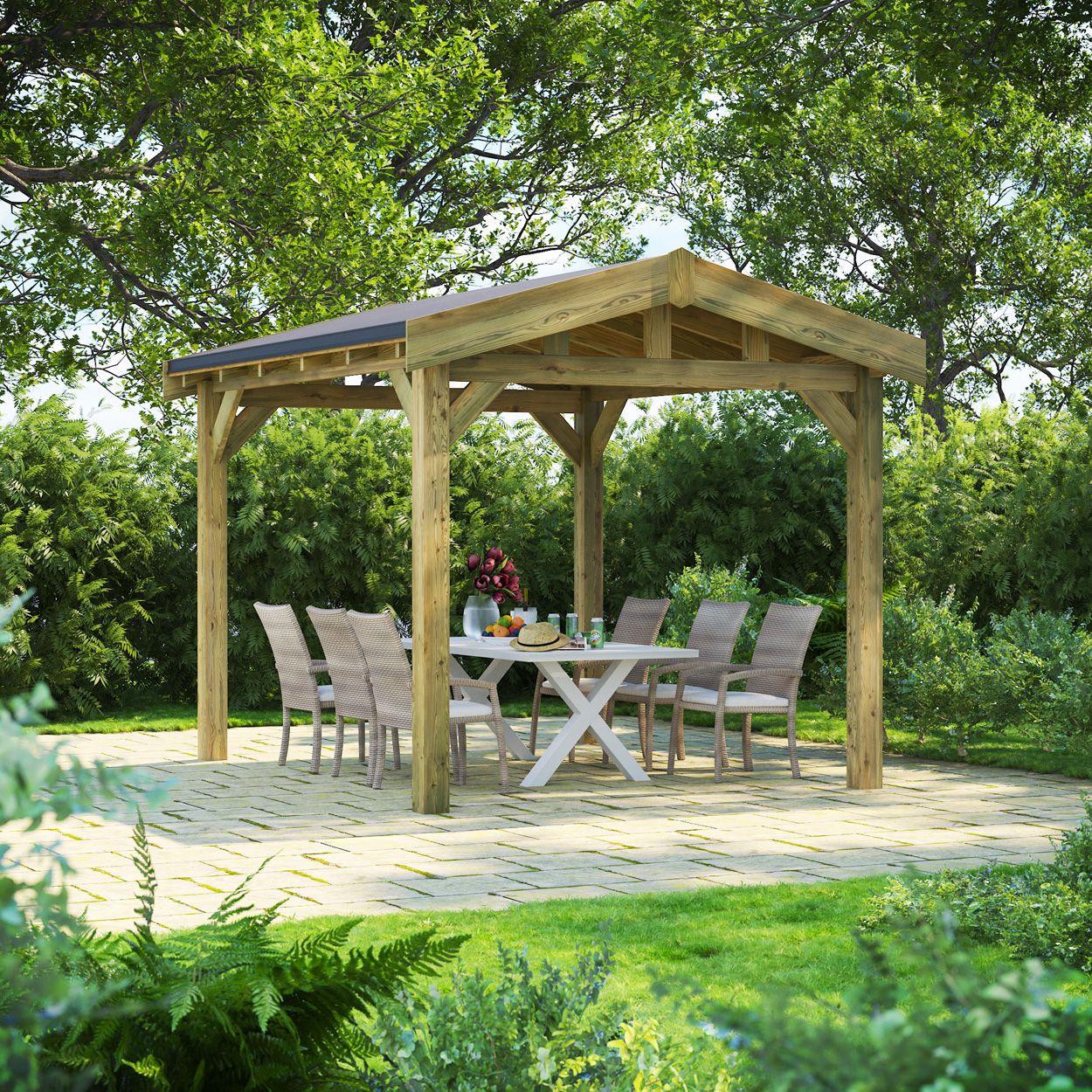 Powersheds Apex Gazebo 12ftx10ft