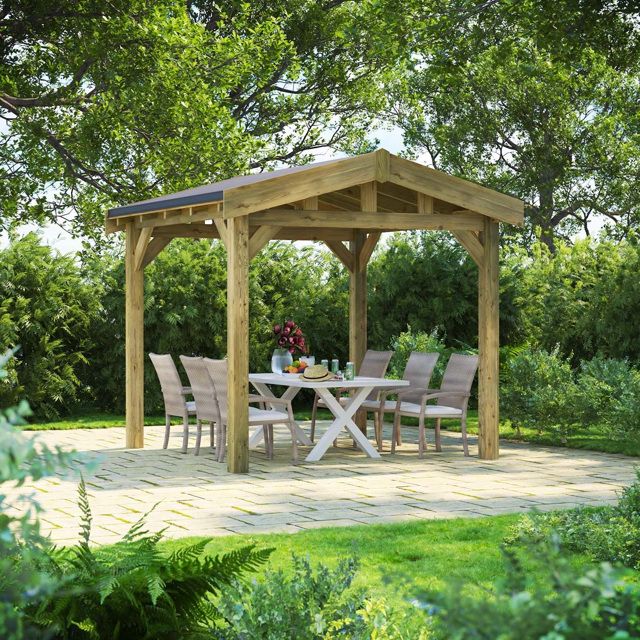 Powersheds Apex Gazebo 10ftx10ft