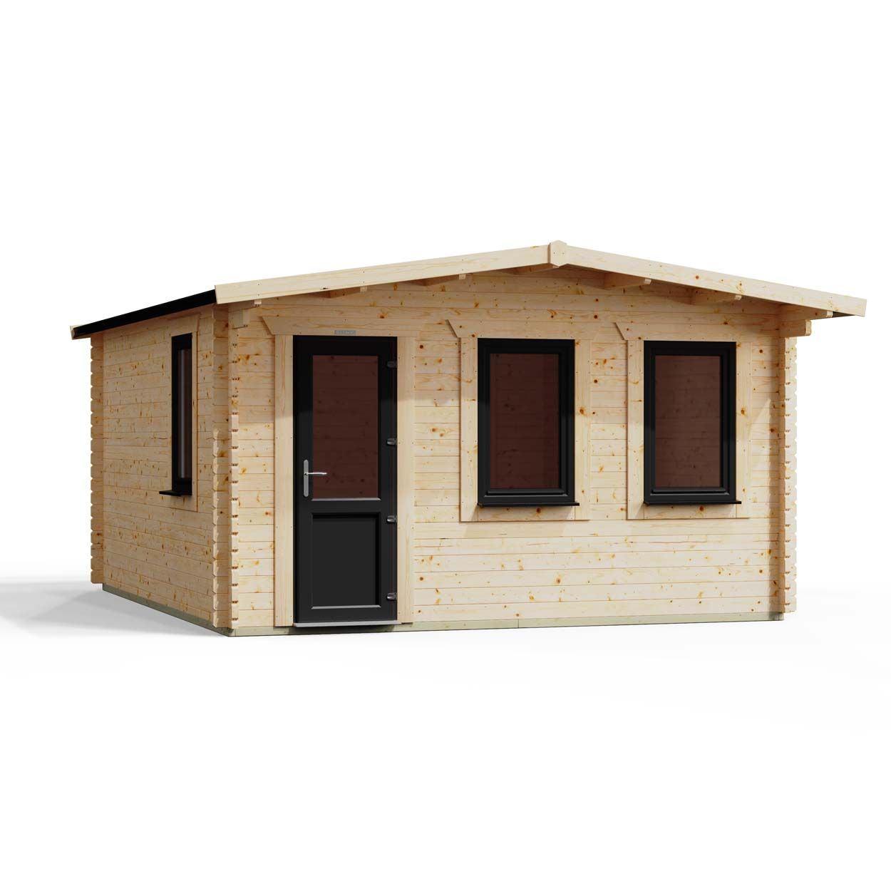 Powersheds Apex DeluxeRetreat LCabin 14ftx16ft DTL
