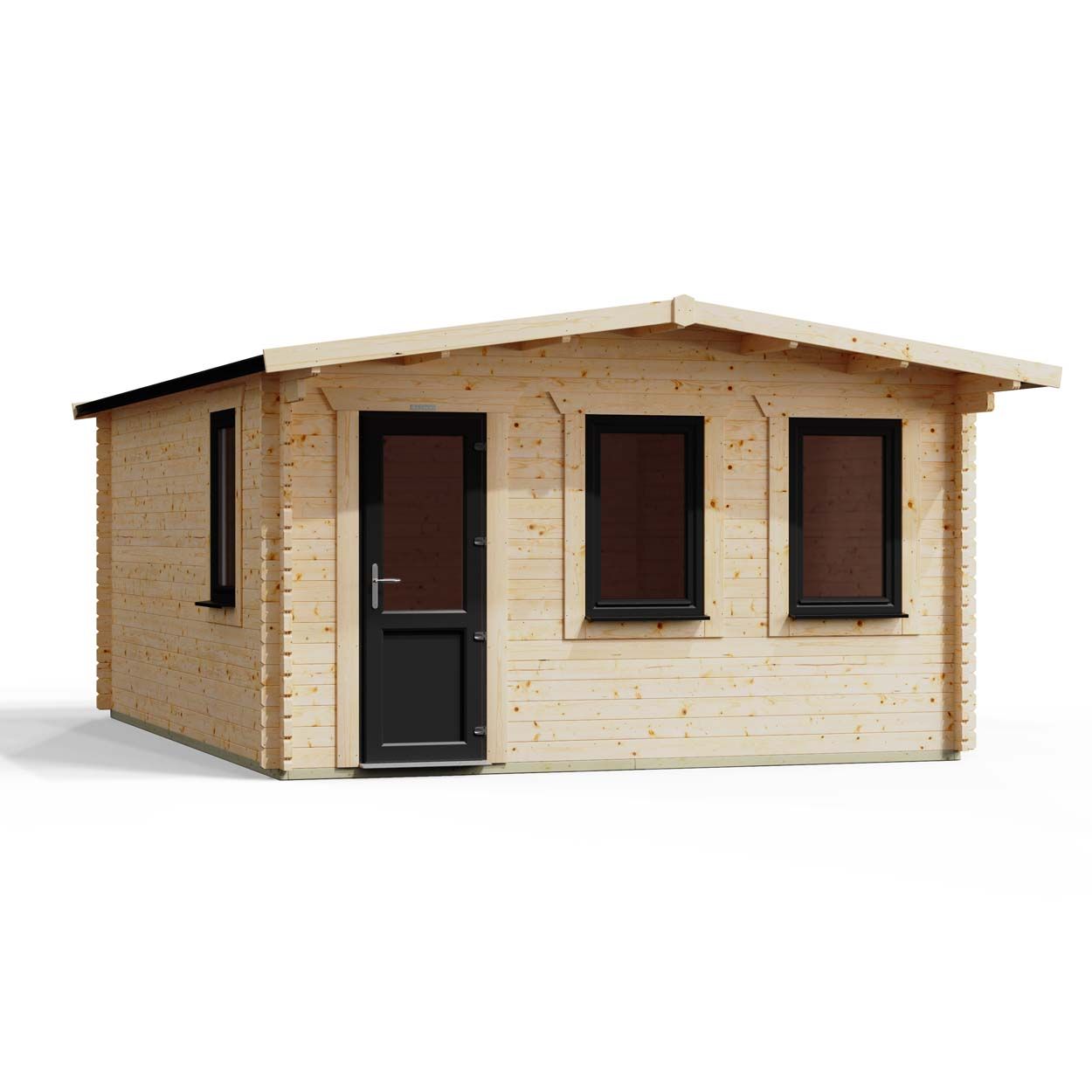 Powersheds Apex DeluxeRetreat LCabin 14ftx18ft DTL